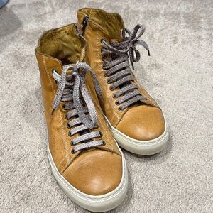 Benheart Yellow High-Top Sneakers